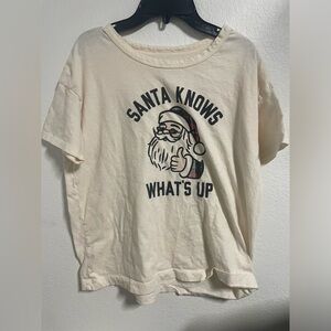 Old Navy Santa shirt